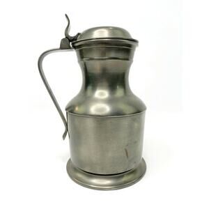 Vintage Milk Cream Canister With Flip Top Lid Made in England 8.5" x 5"